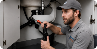 Plumbing contractor website example
